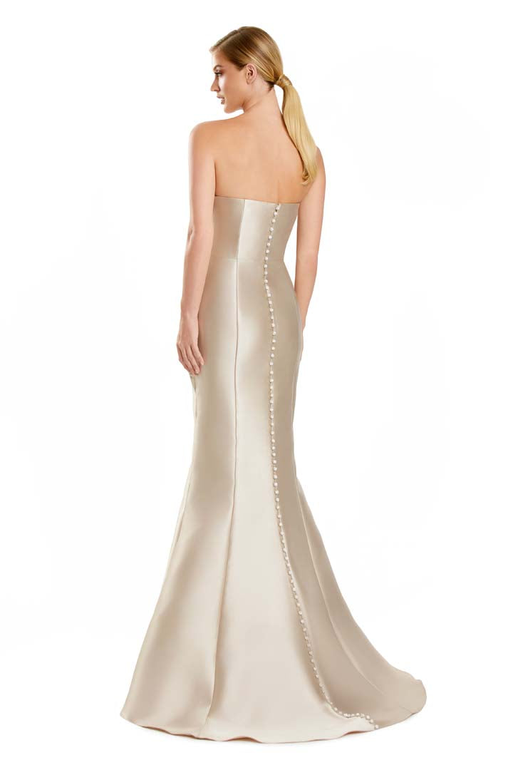 Formal Dresses Long Mermaid Floral Formal Evening Dress Wheat