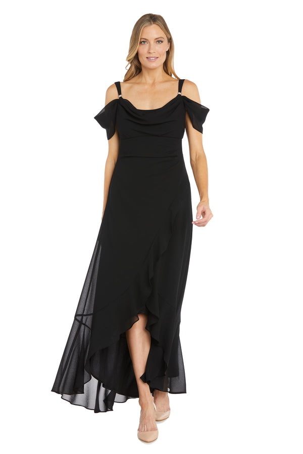 High Low Ruffle Dress Formal R&M Richards 3111