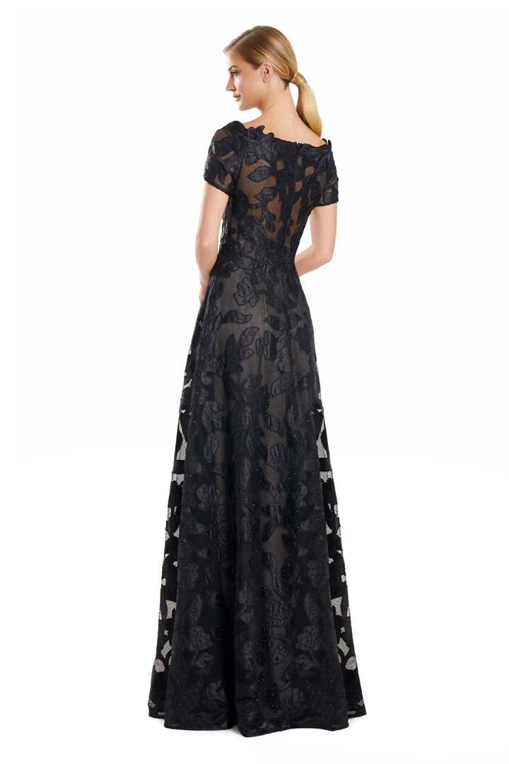 escada a line dress Alexander by Daymor 3113F25 A Line Long Formal Beaded Dress