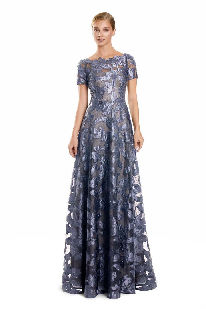 Alexander by Daymor 3113F25 A Line Long Formal Beaded Dress