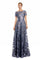 Formal Dresses A Line Long Formal Beaded Dress Delphi Blue
