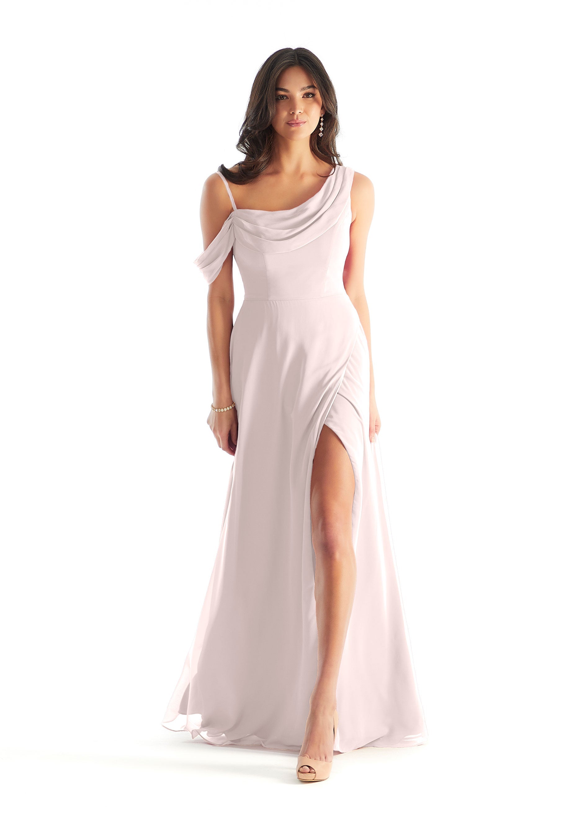 Formal Dresses Formal Long A Line Evening Slit Dress MGNY Madeline Gardner New York 31222 Dew Drop