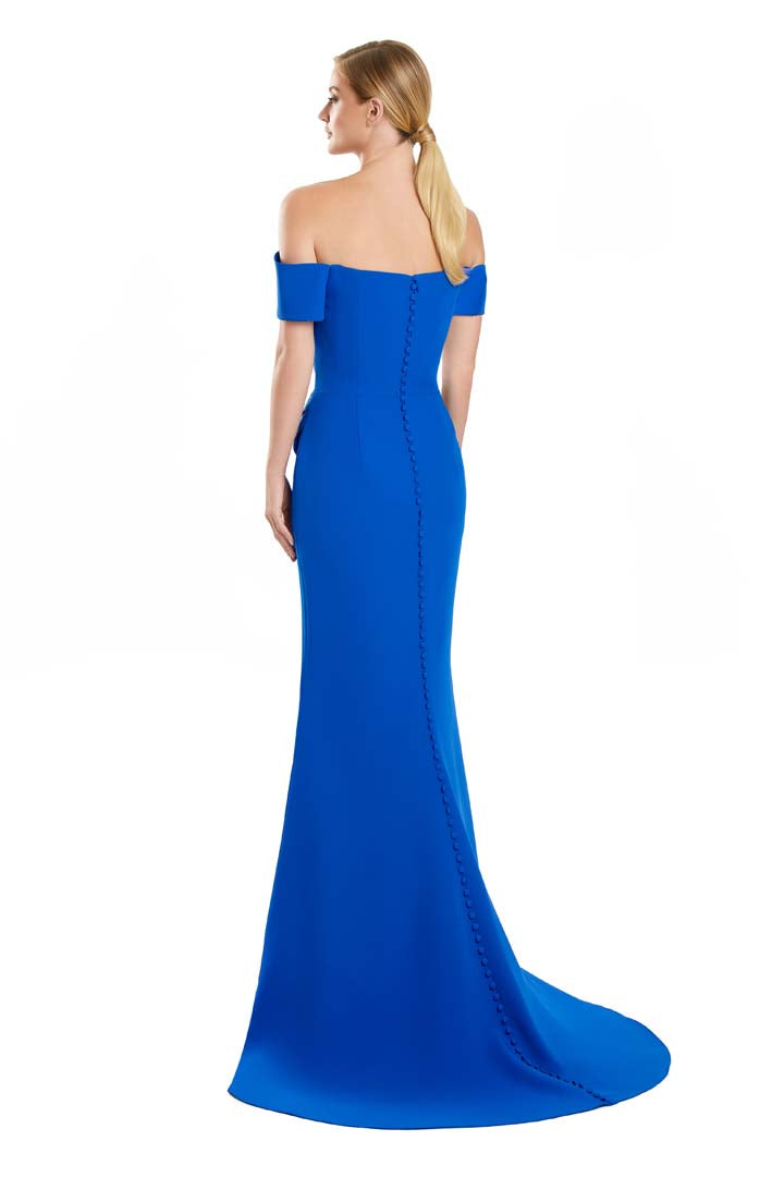 Alexander by Daymor 3123F25 Long Formal Fitted Evening Dress