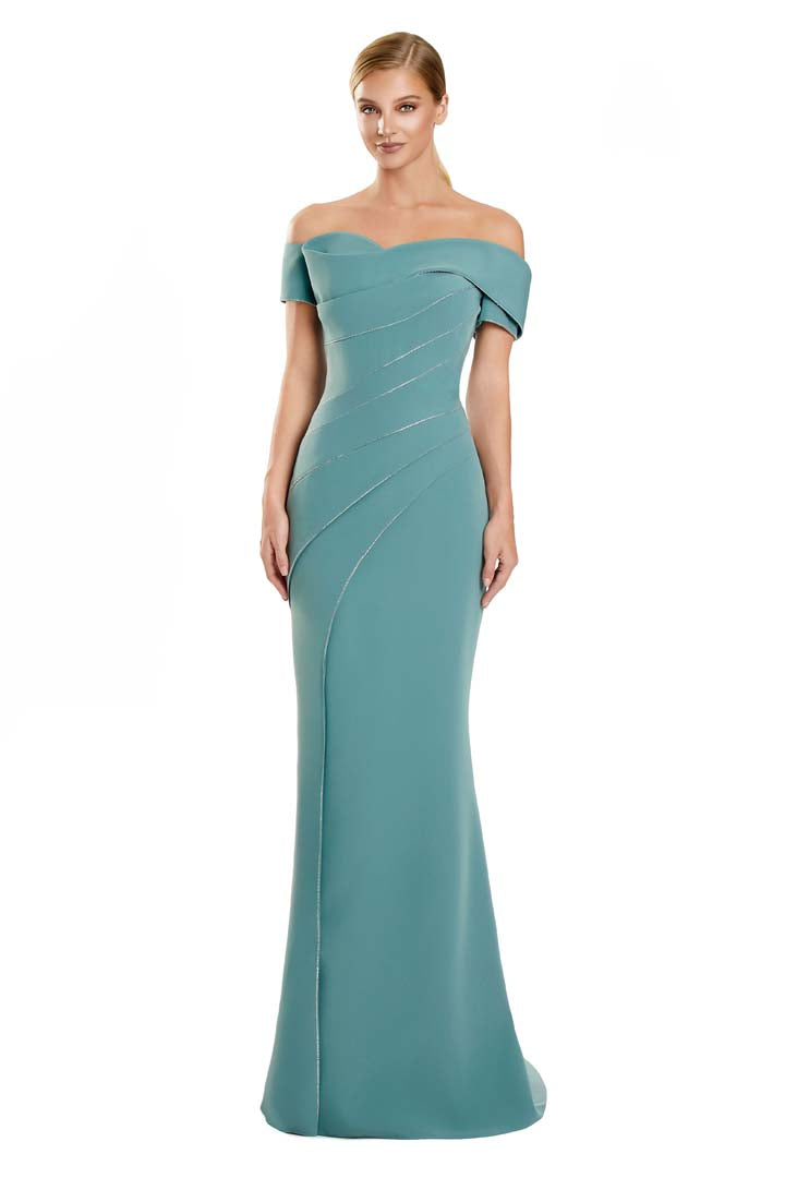 Alexander by Daymor 3123F25 Long Formal Fitted Evening Dress