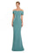 Formal Dresses Long Formal Fitted Evening Dress Sage