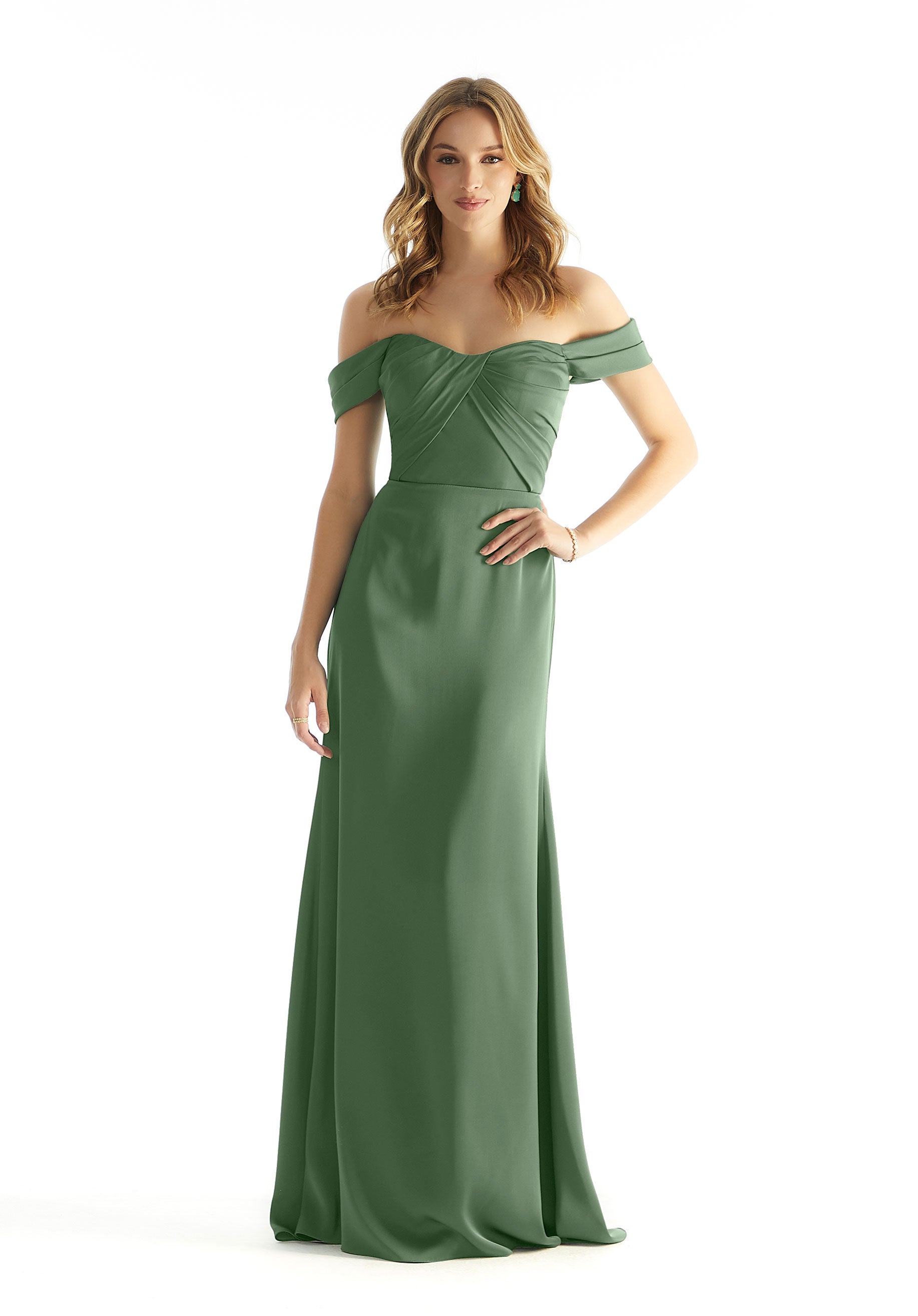 Prom Dresses Prom A Line Long Formal Dress Moss