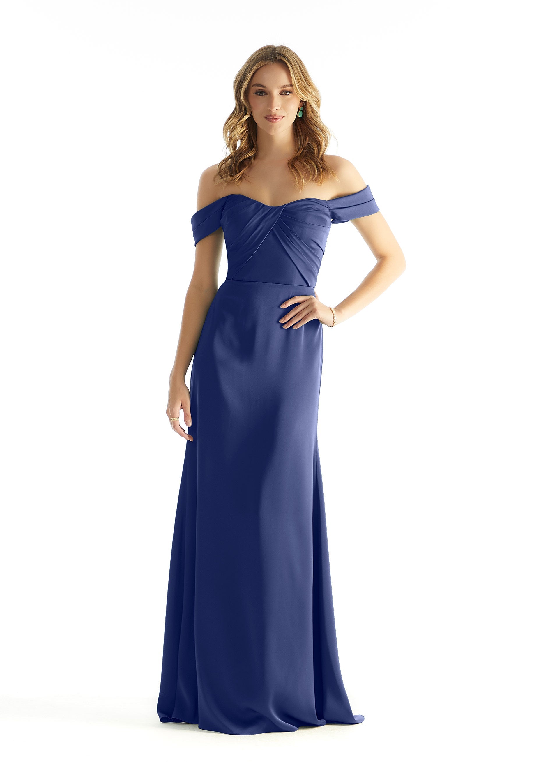 Prom Dresses Long Formal Pleated Prom Dress Sapphire