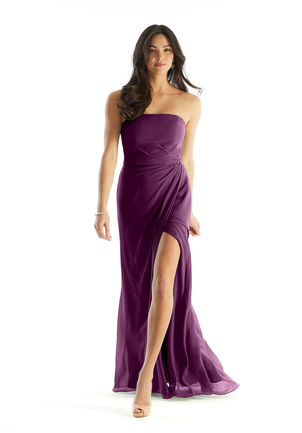 Pleated Long Formal Dress MGNY Madeline Gardner New York 31236