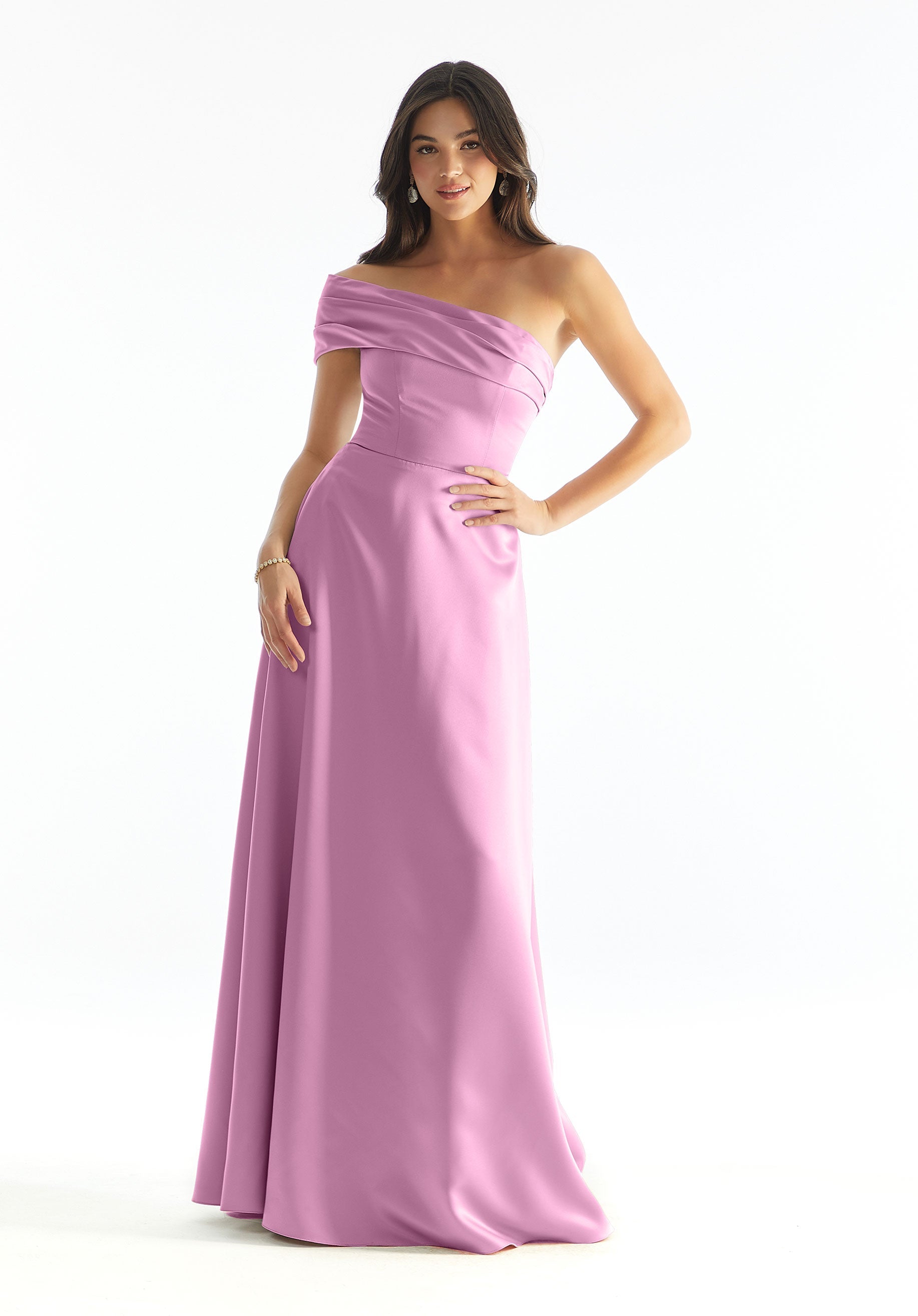 Formal Dresses Long A Line Pleated Formal Evening Dress MGNY Madeline Gardner New York 31237 Bloom