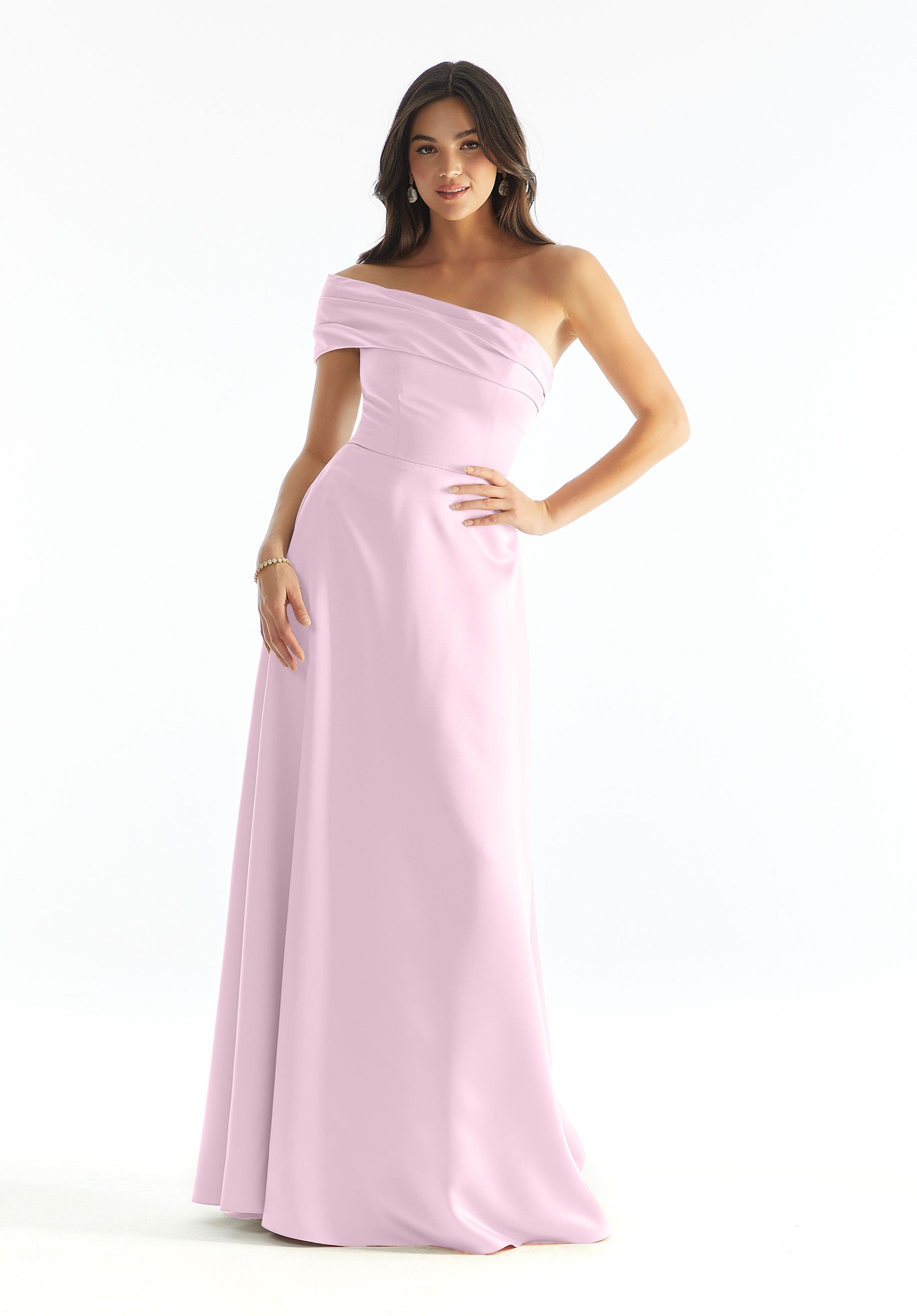 Formal Dresses Slit Formal Long A Line Evening Dress MGNY Madeline Gardner New York 31237 Blossom