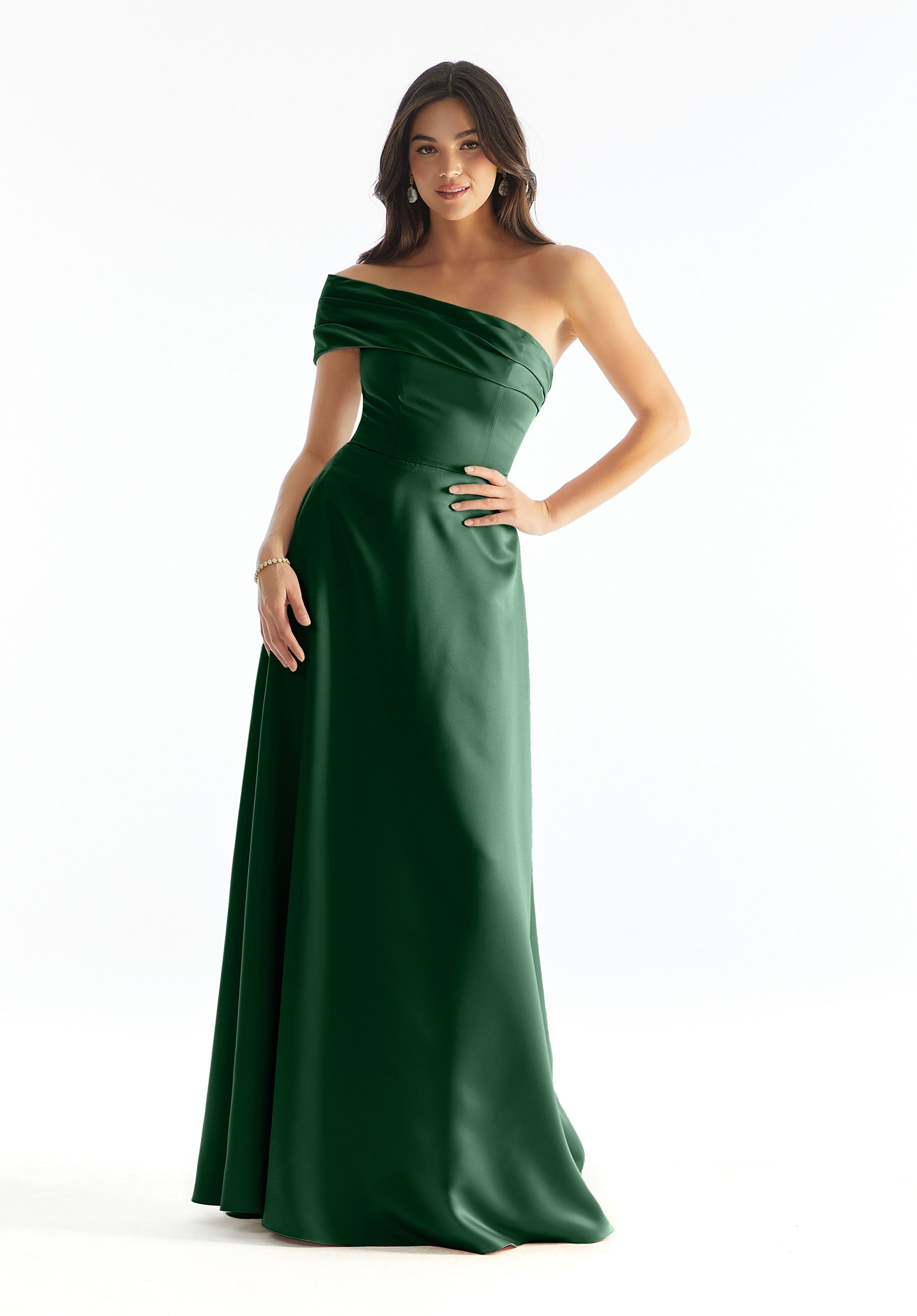 Formal Dresses Formal A Line Evening Long Dress MGNY Madeline Gardner New York 31237 Emerald