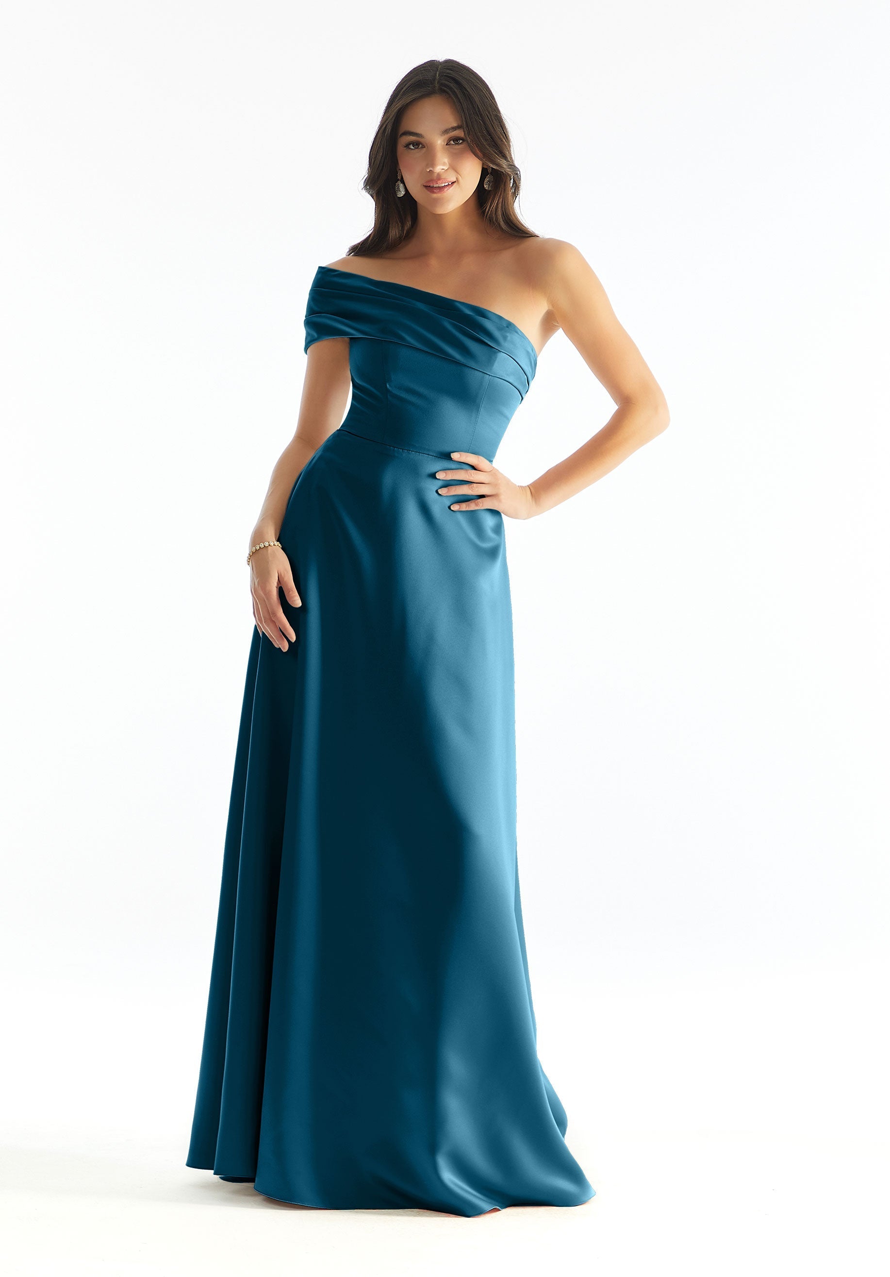 Formal Dresses Formal A Line Evening Long Dress MGNY Madeline Gardner New York 31237 Marine