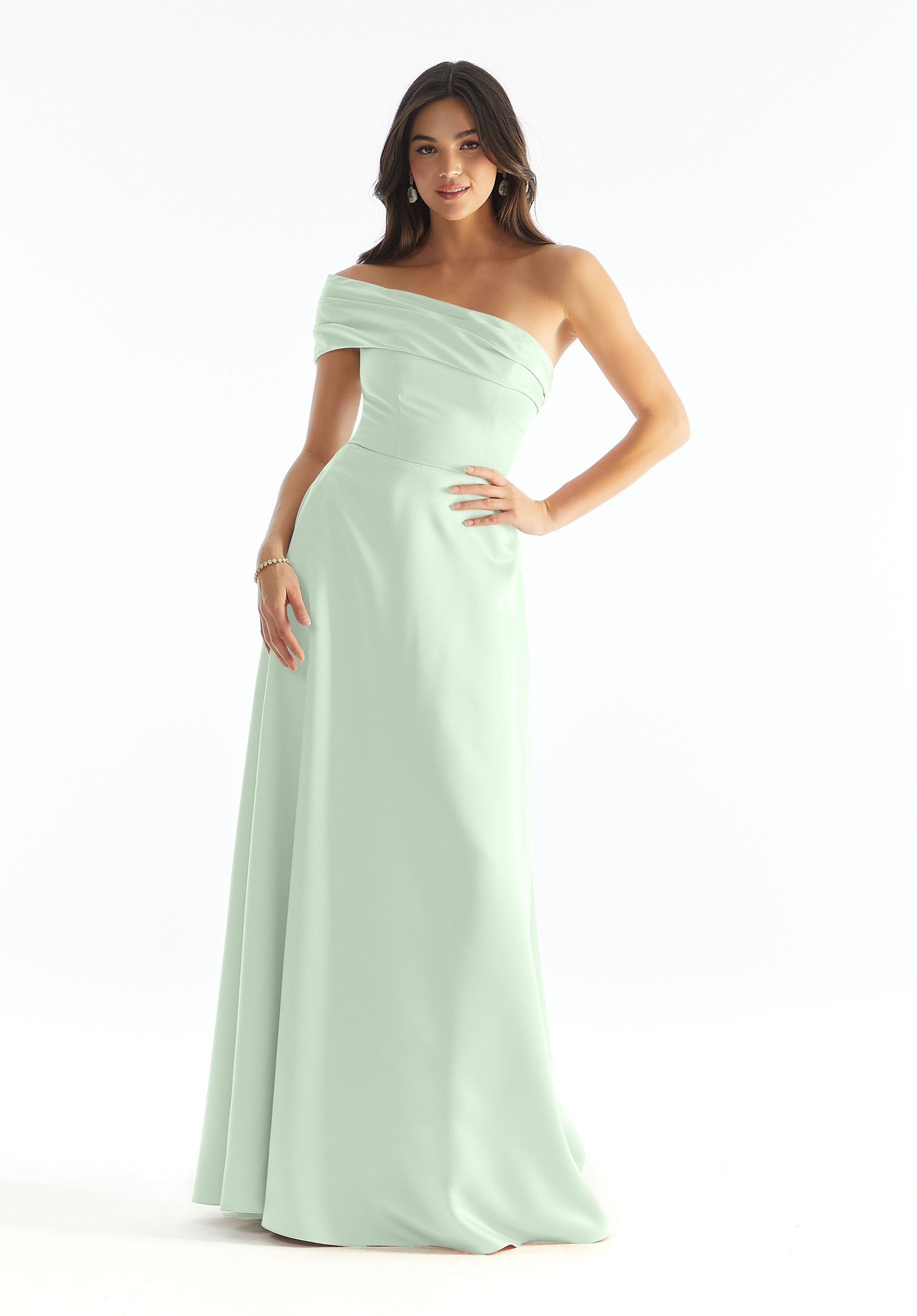 Formal Dresses Formal Evening A Line Long Dress MGNY Madeline Gardner New York 31237 Sea Glass