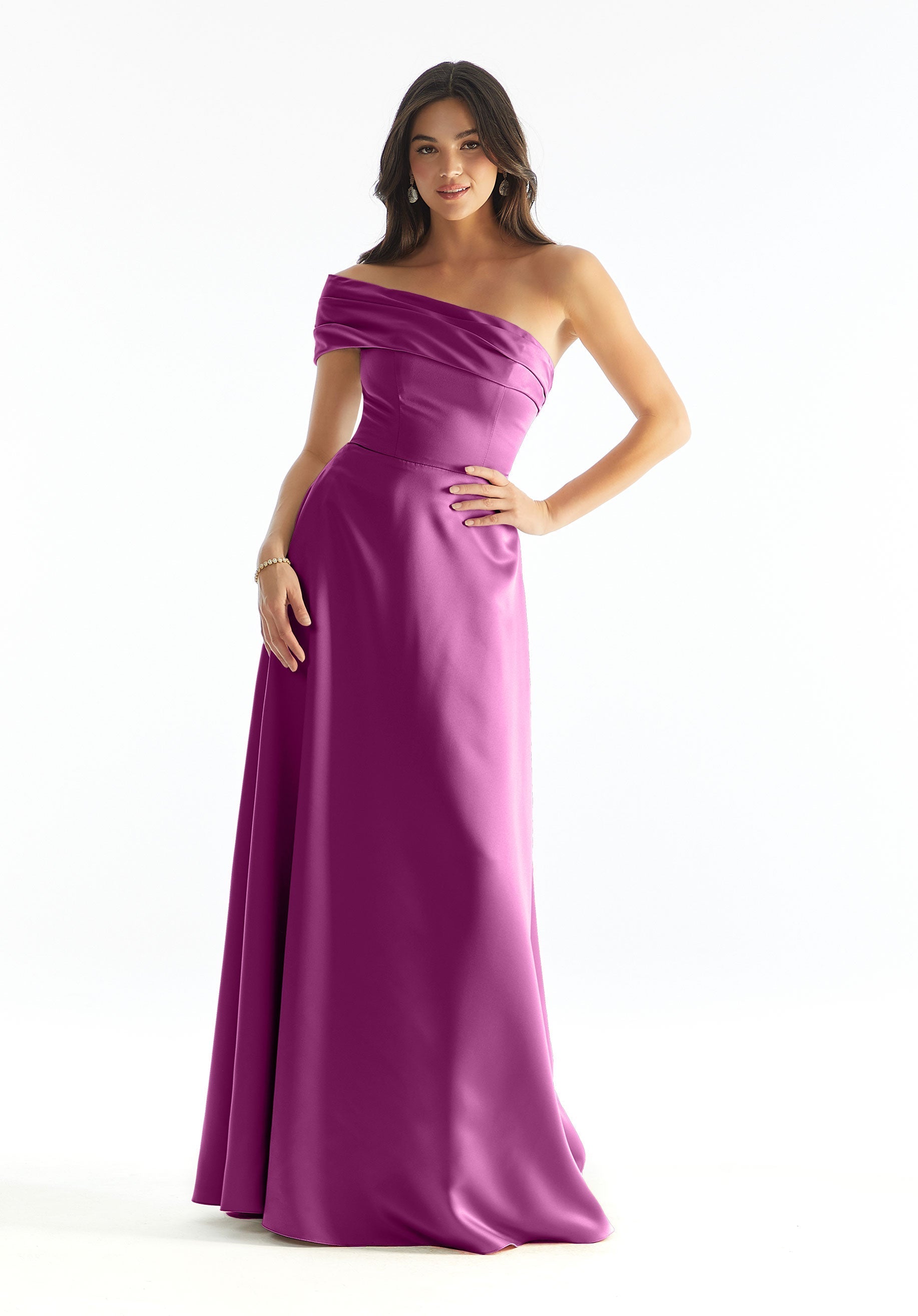 Formal Dresses Formal Evening Long A Line Dress MGNY Madeline Gardner New York 31237 Mulberry