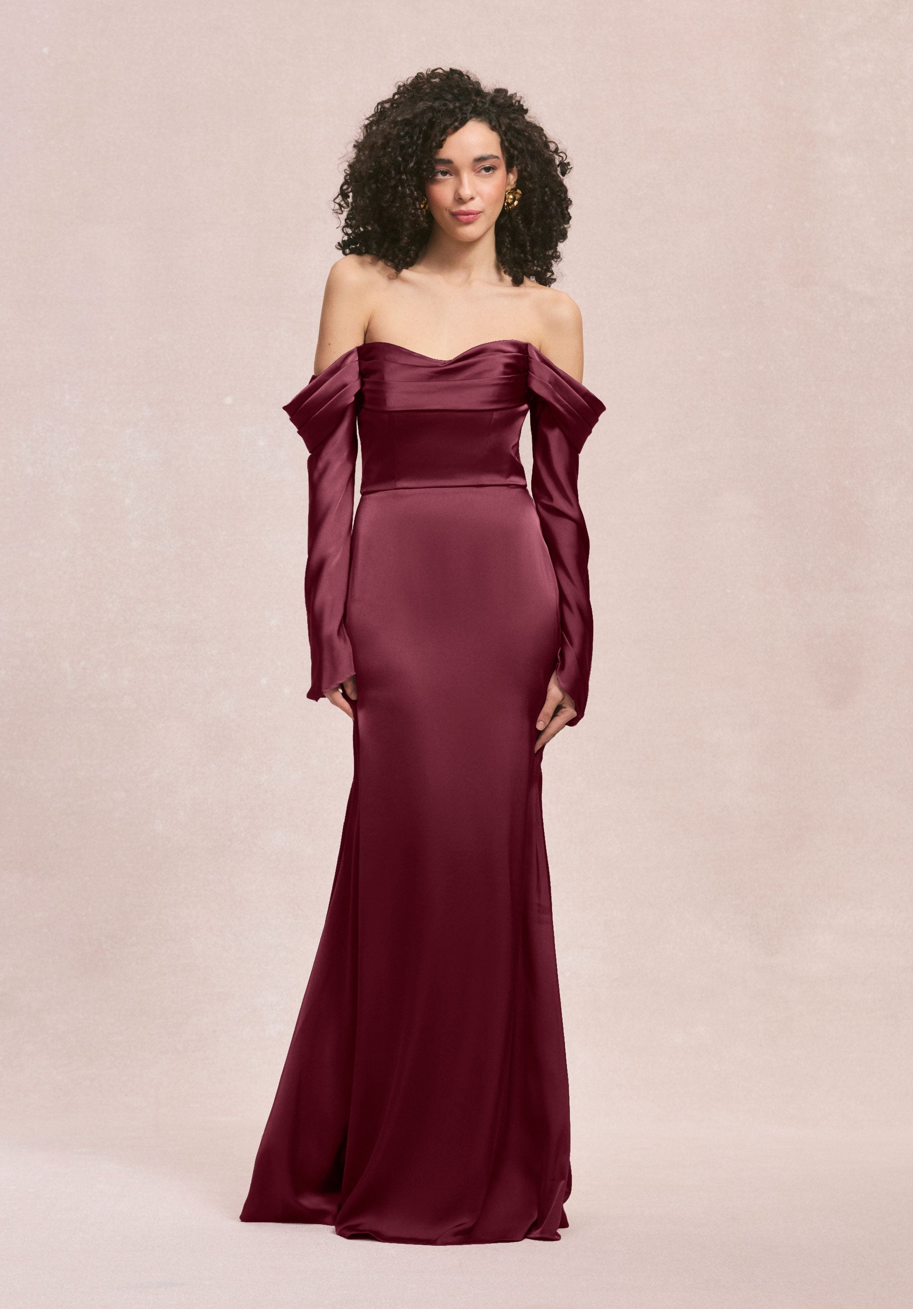 Formal Dresses Long Formal Evening Dress MGNY Madeline Gardner New York 31247 Bordeaux