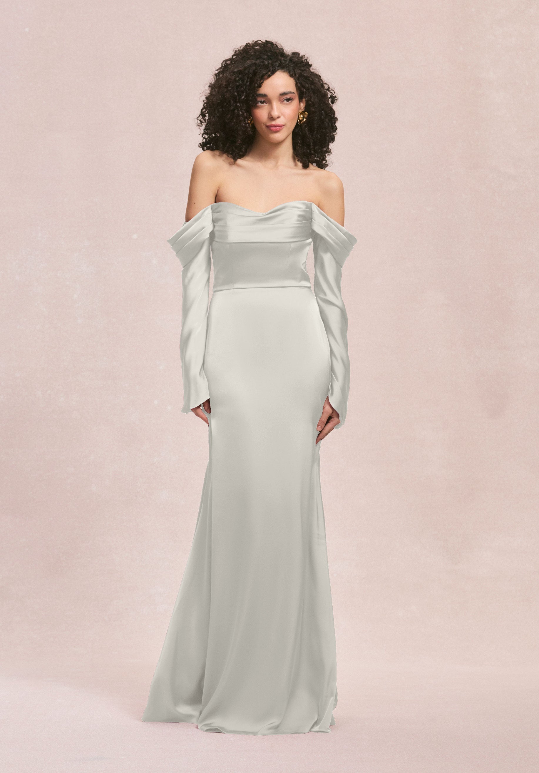 Wedding Dresses Long Bridal Wedding Dress MGNY Madeline Gardner New York 31247 Ivory