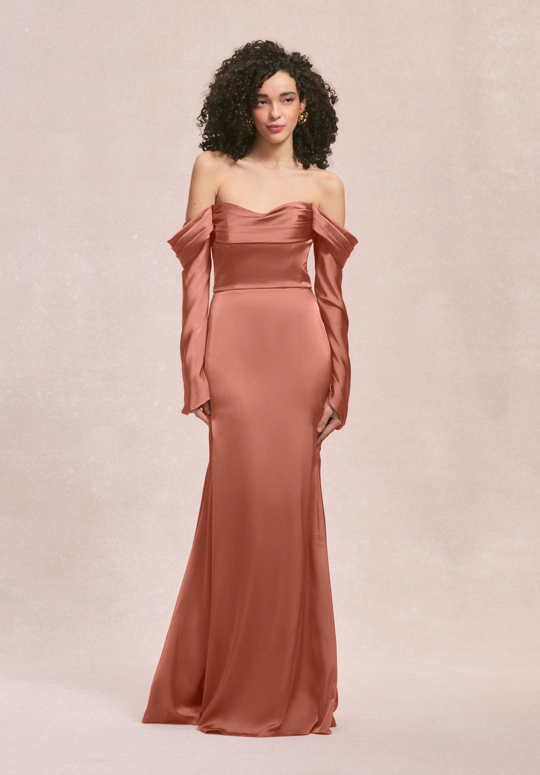 Formal Dresses Long Evening Formal Dress MGNY Madeline Gardner New York 31247 Spice