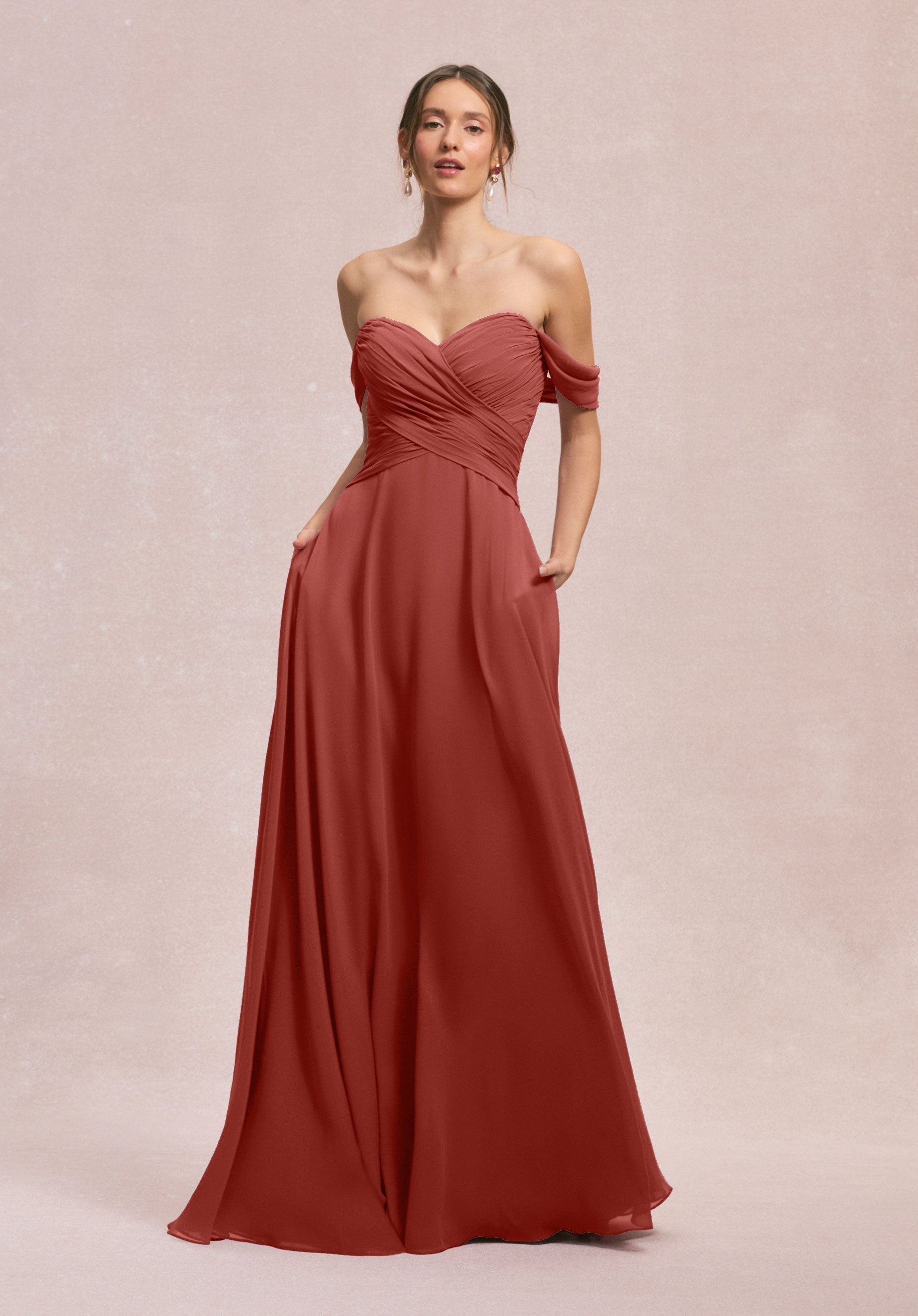new york dresses evening Evening Pleated A Line Long Dress MGNY Madeline Gardner New York 31248