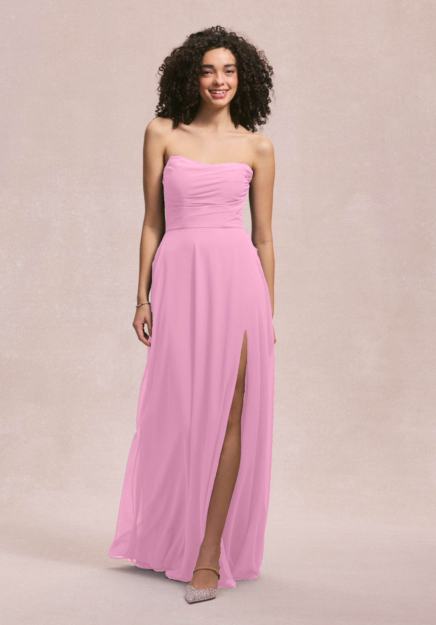 Formal Dresses Long Formal A Line Slit Dress MGNY Madeline Gardner New York 31250 Bloom