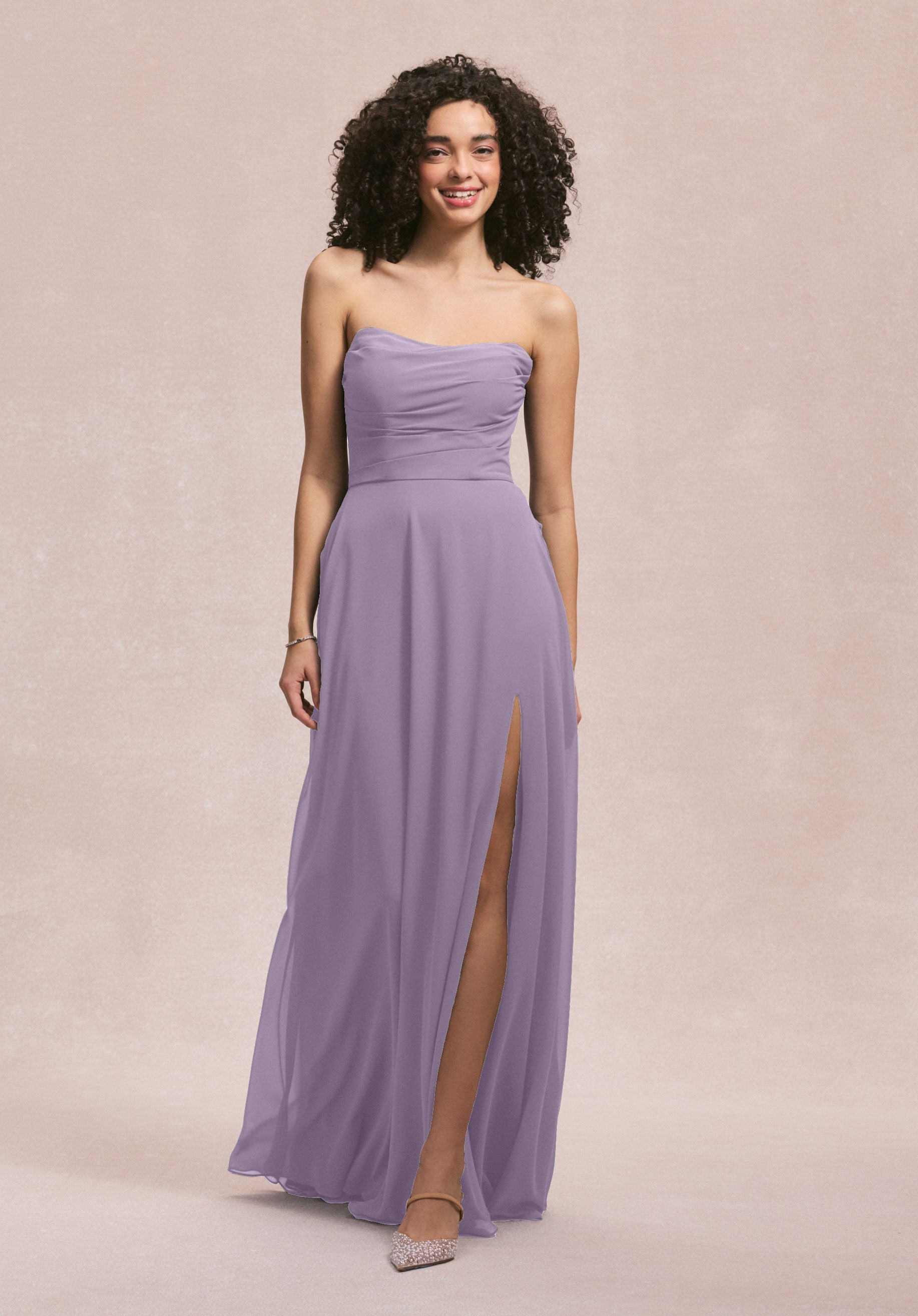 Formal Dresses Slit Evening Formal Long Dress MGNY Madeline Gardner New York 31250 Violet