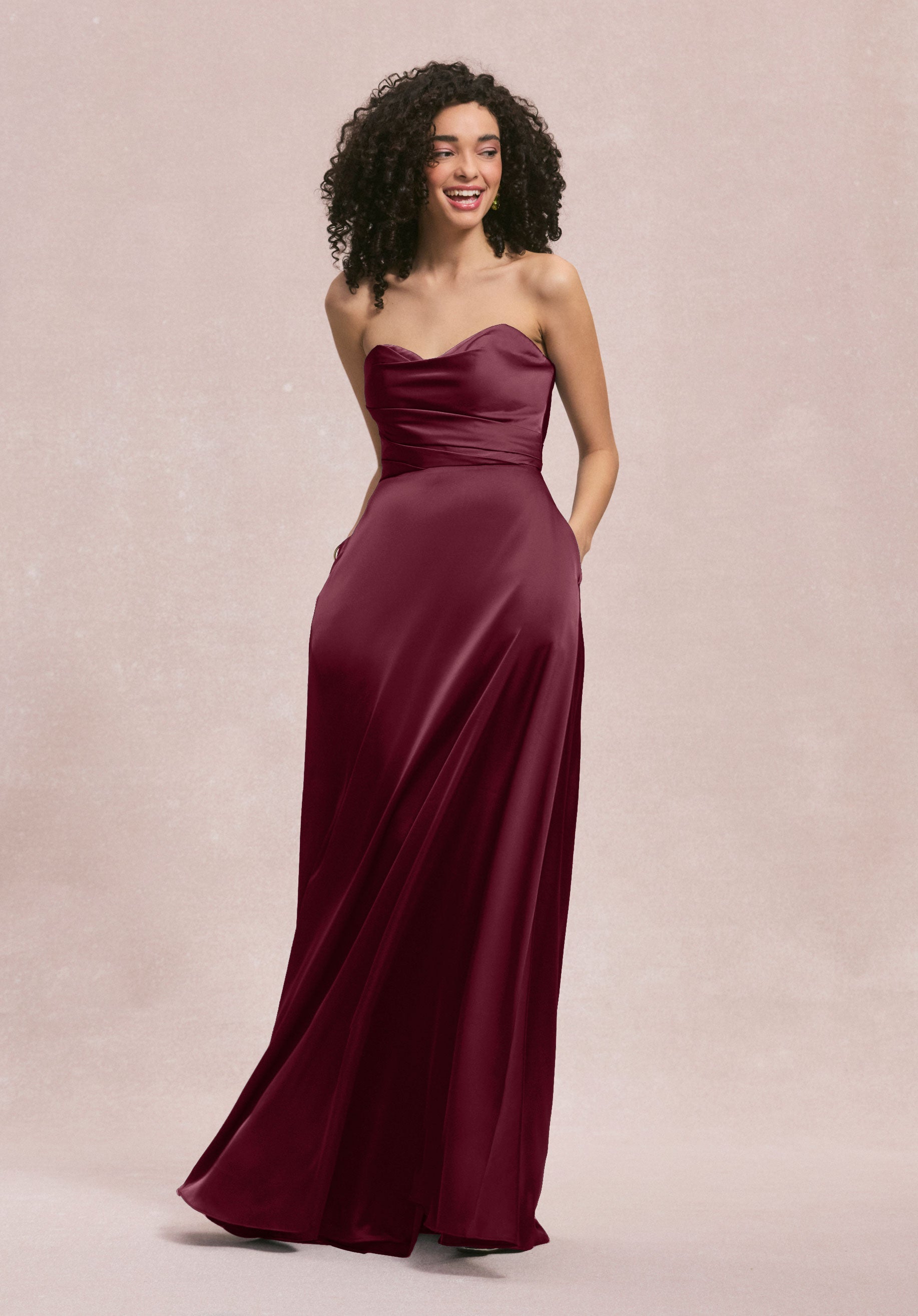 Formal Dresses Long Formal A Line Dress MGNY Madeline Gardner New York 31251 Bordeaux