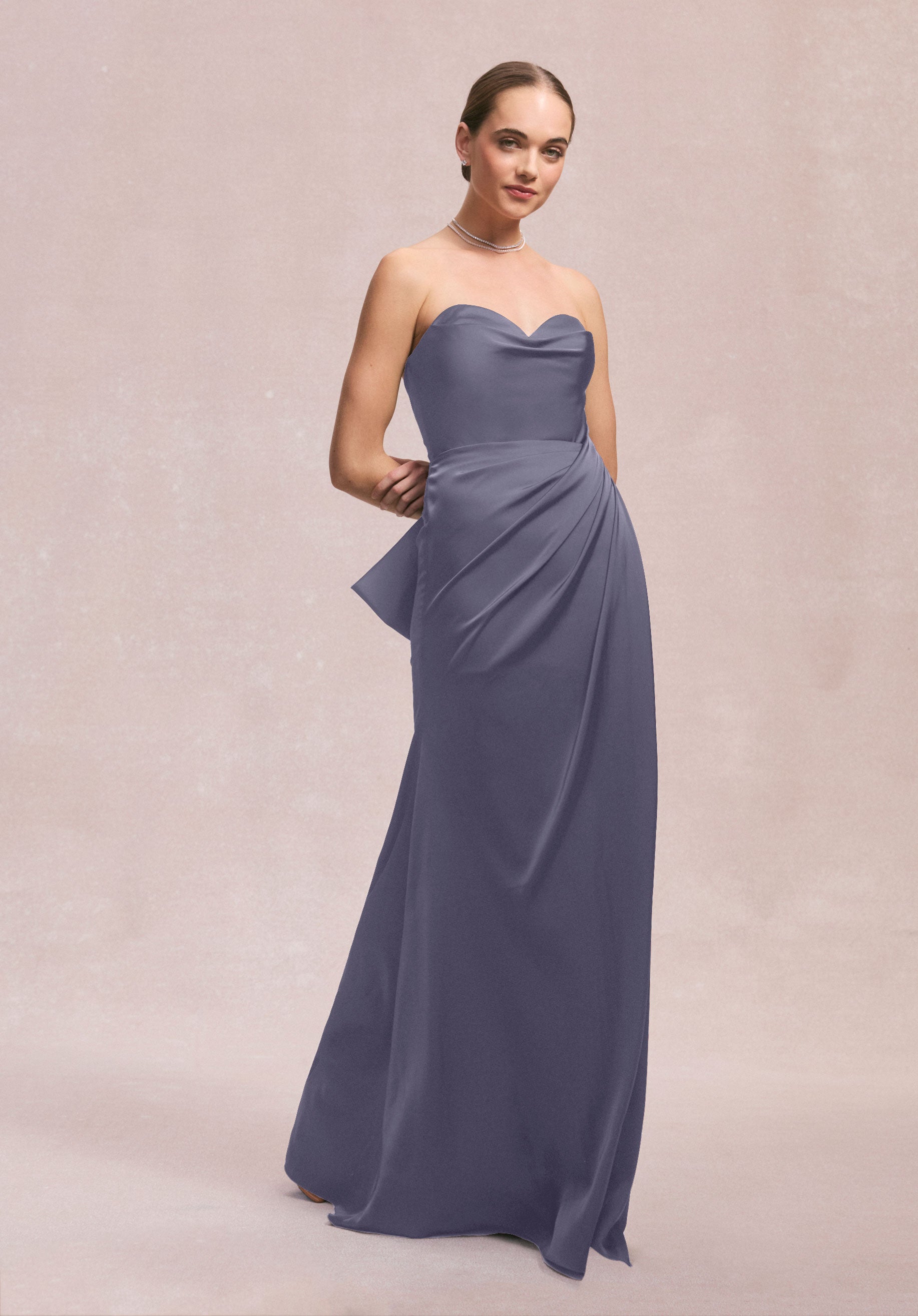 Formal Dresses Slit Long Formal Dress MGNY Madeline Gardner New York 31252 Dusk