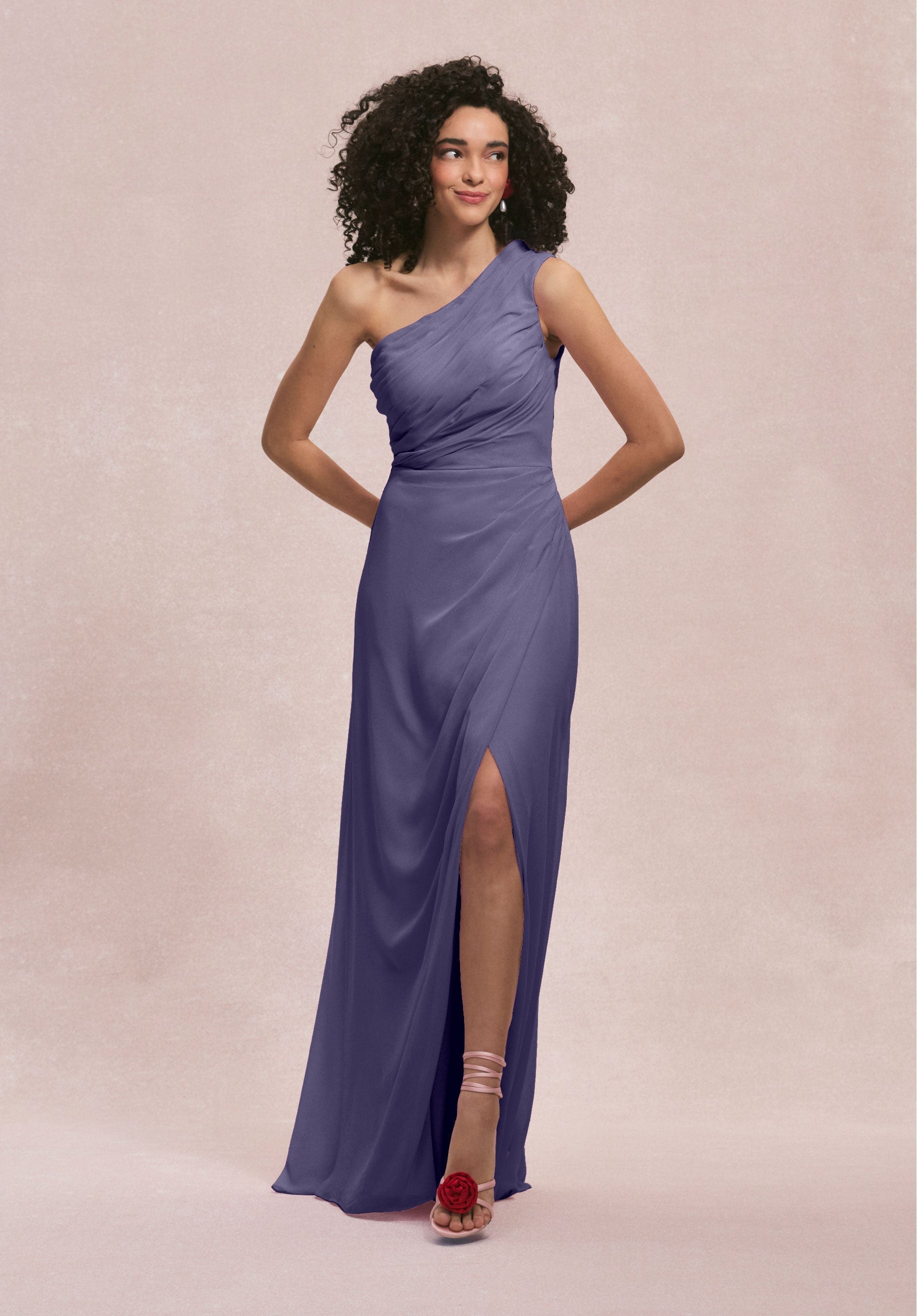 Formal Dresses Slit Formal Long Dress MGNY Madeline Gardner New York 31254 Storm