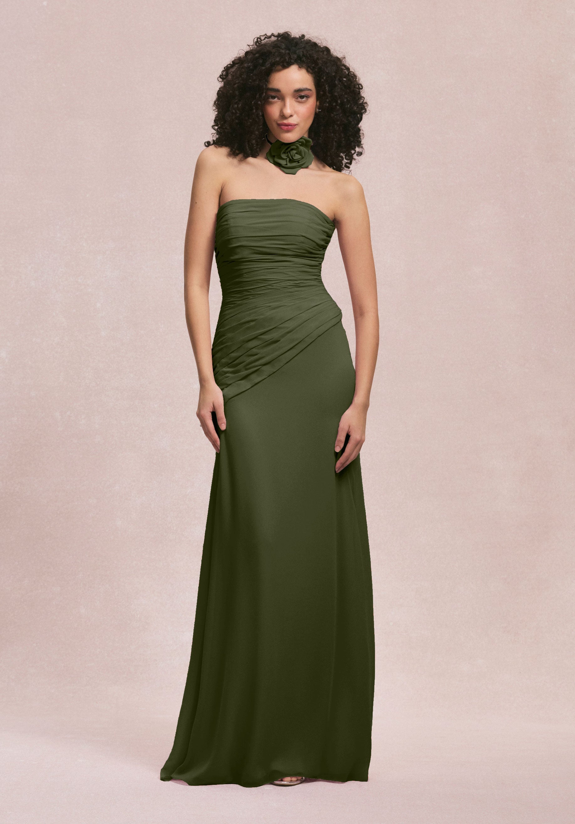 Formal Dresses Long Formal Floral Dress MGNY Madeline Gardner New York 31255 Thyme