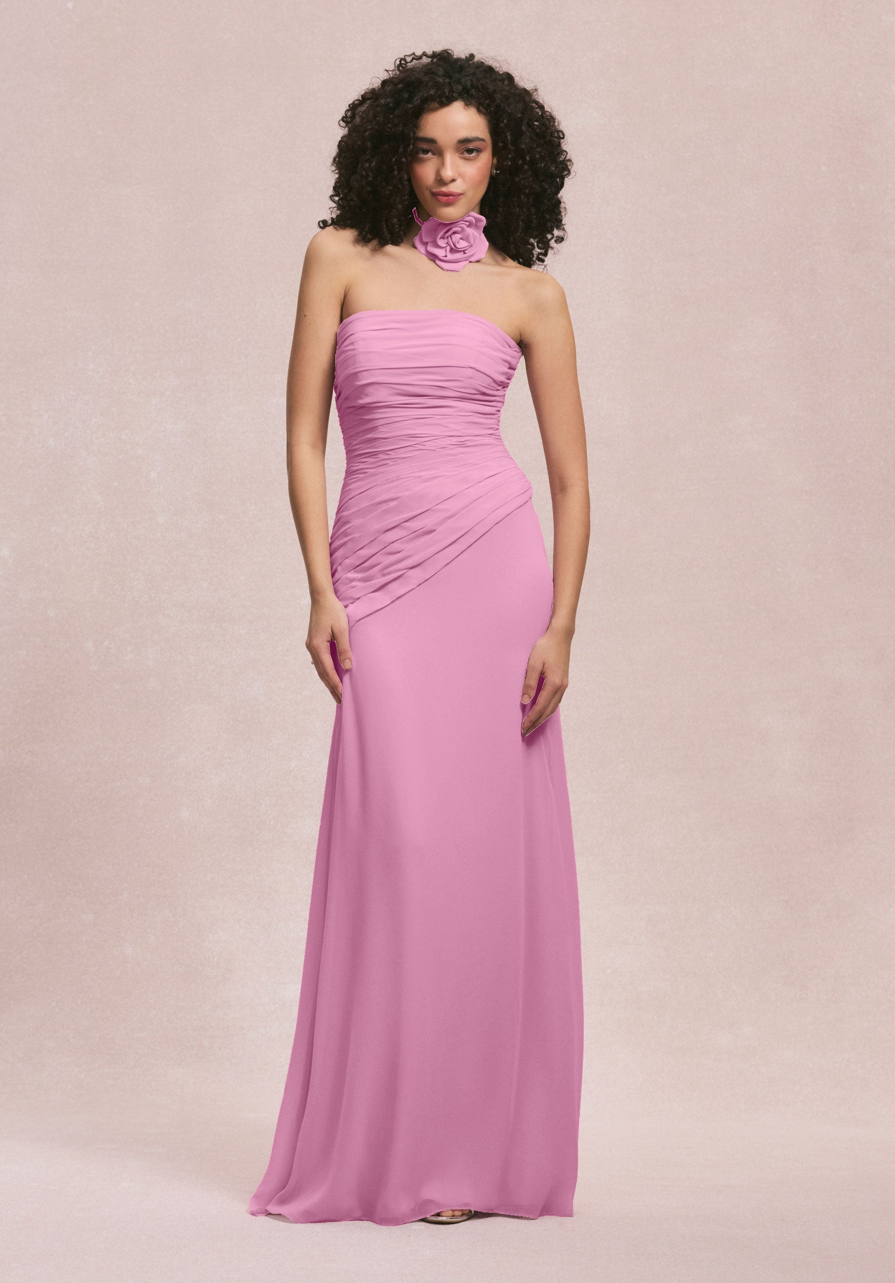 Formal Dresses Long Formal 3D Floral Dress MGNY Madeline Gardner New York 31255 Bloom