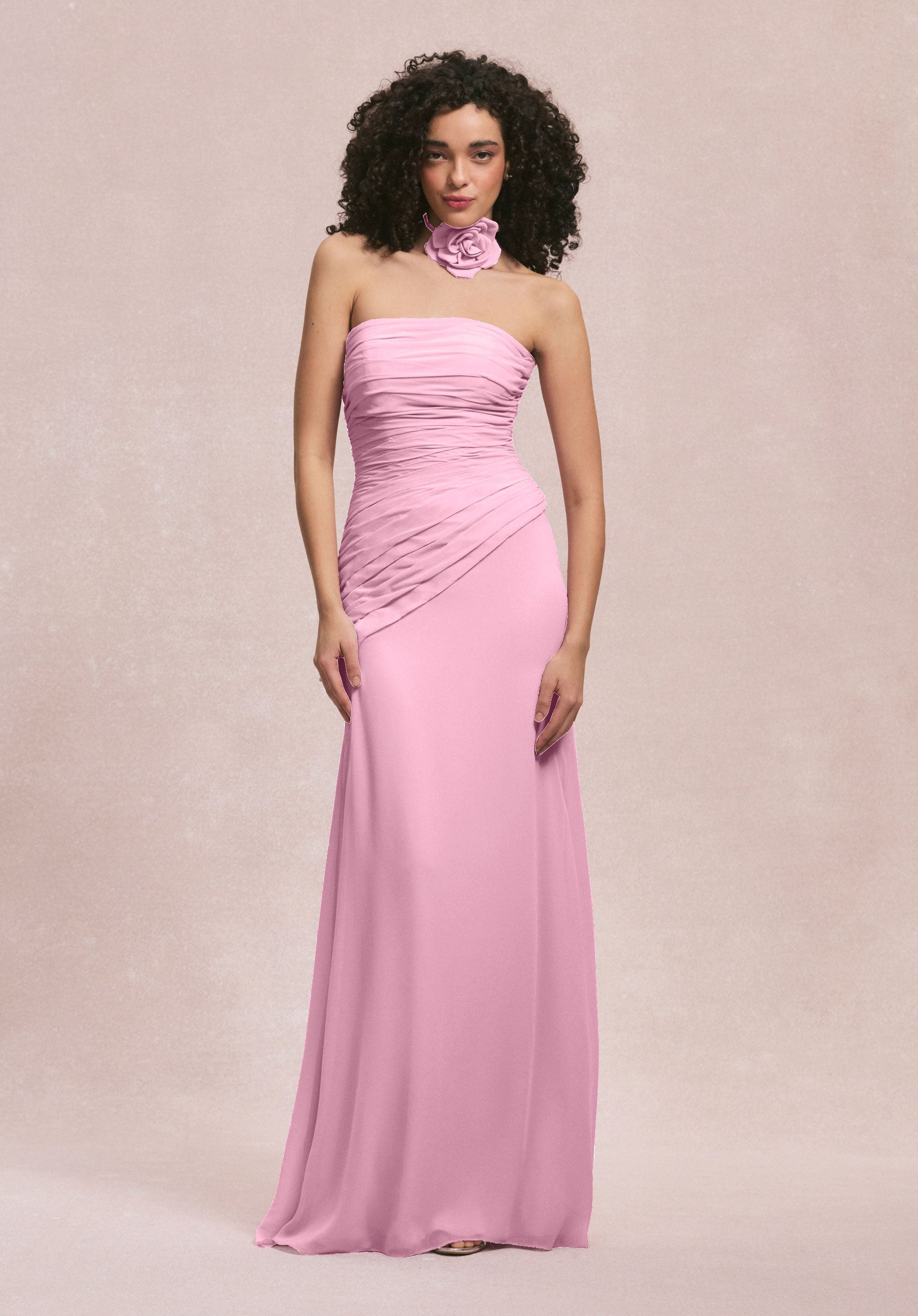 Formal Dresses 3D Floral Long Formal Dress MGNY Madeline Gardner New York 31255 Peony