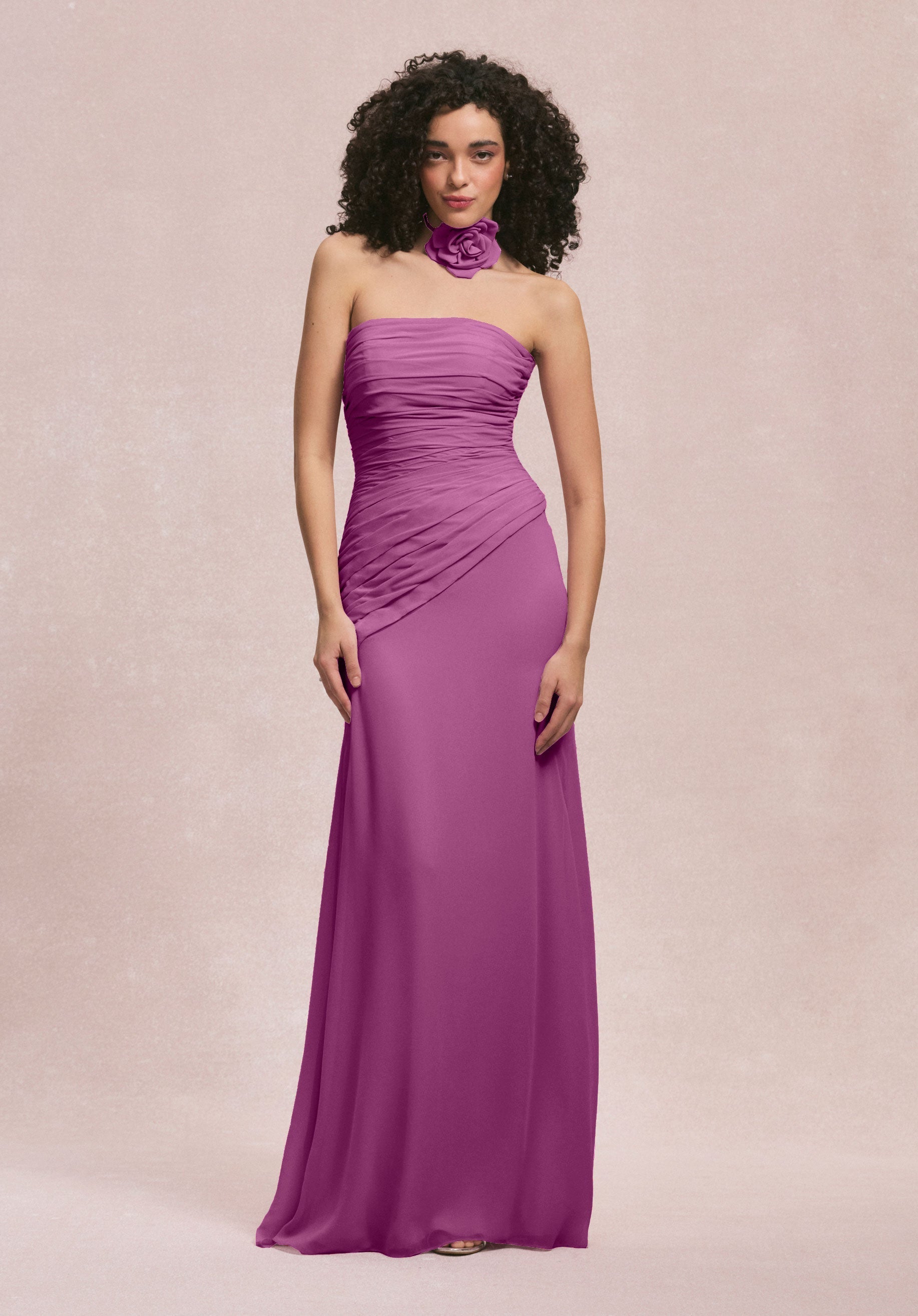 Formal Dresses 3D Floral Long Formal Dress MGNY Madeline Gardner New York 31255 Primrose