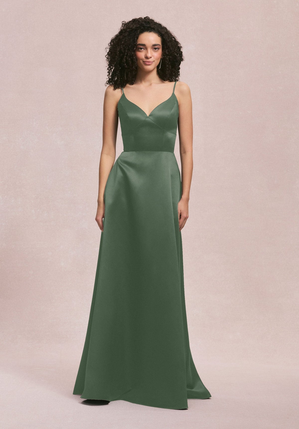 Formal Dresses Long Formal A Line Dress MGNY Madeline Gardner New York 31257 Moss