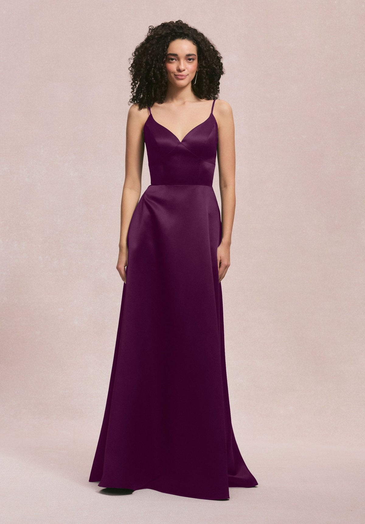 Formal Dresses A Line Long Evening Formal Dress MGNY Madeline Gardner New York 31257 Eggplant