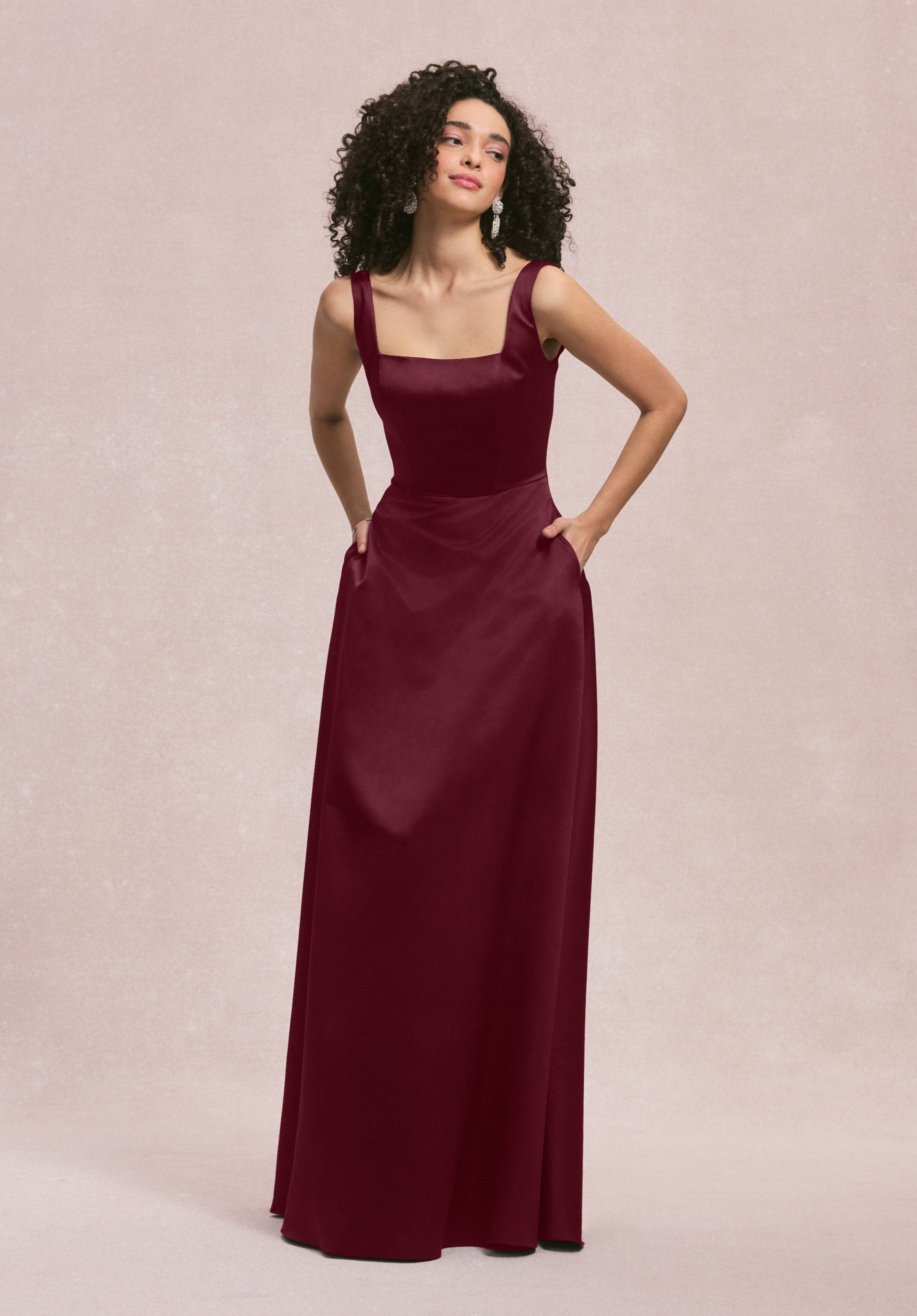 Formal Dresses Evening Long A Line Formal Dress MGNY Madeline Gardner New York 31258 Bordeaux