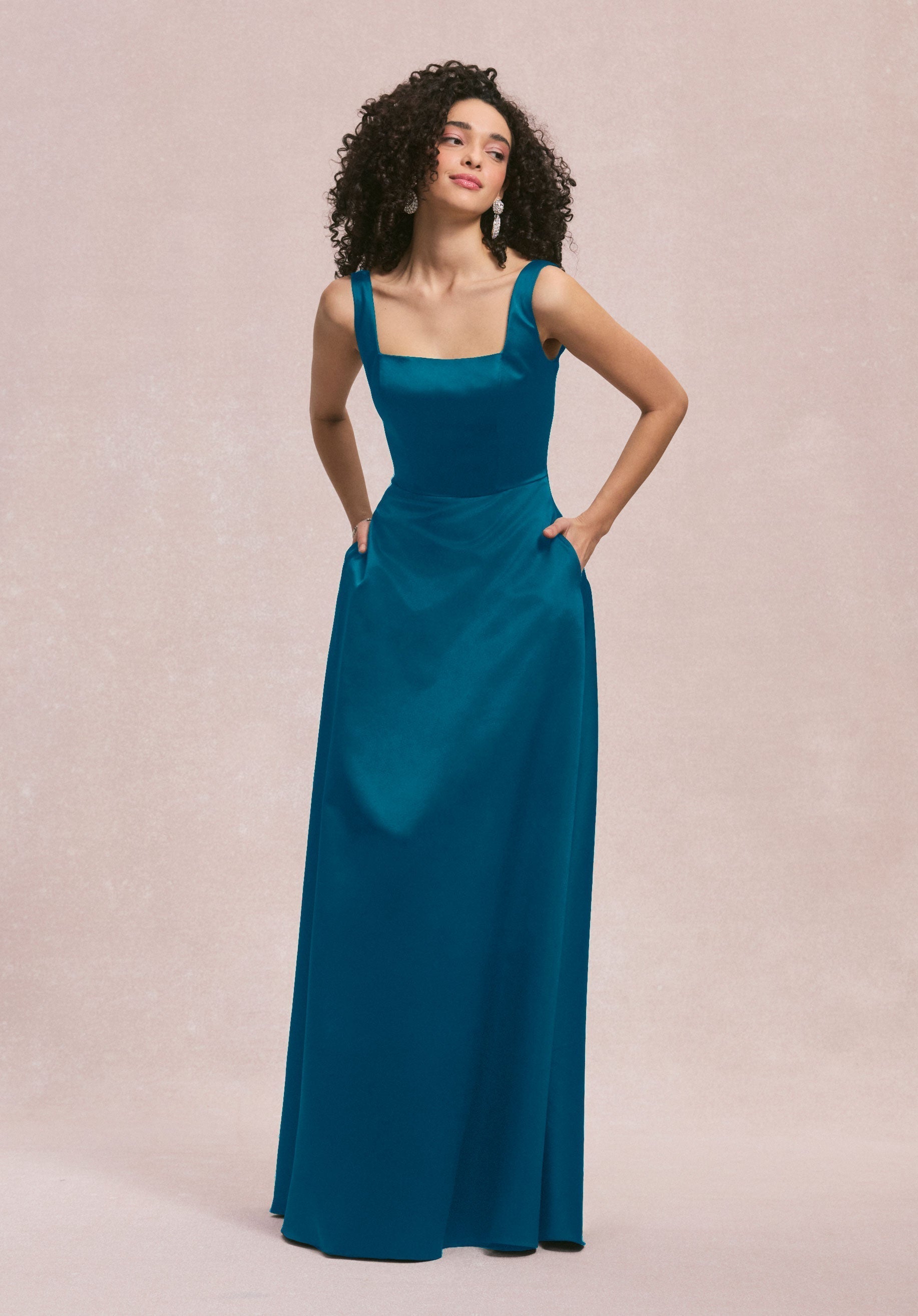 Formal Dresses Long A Line Evening Formal Dress MGNY Madeline Gardner New York 31258 Marine