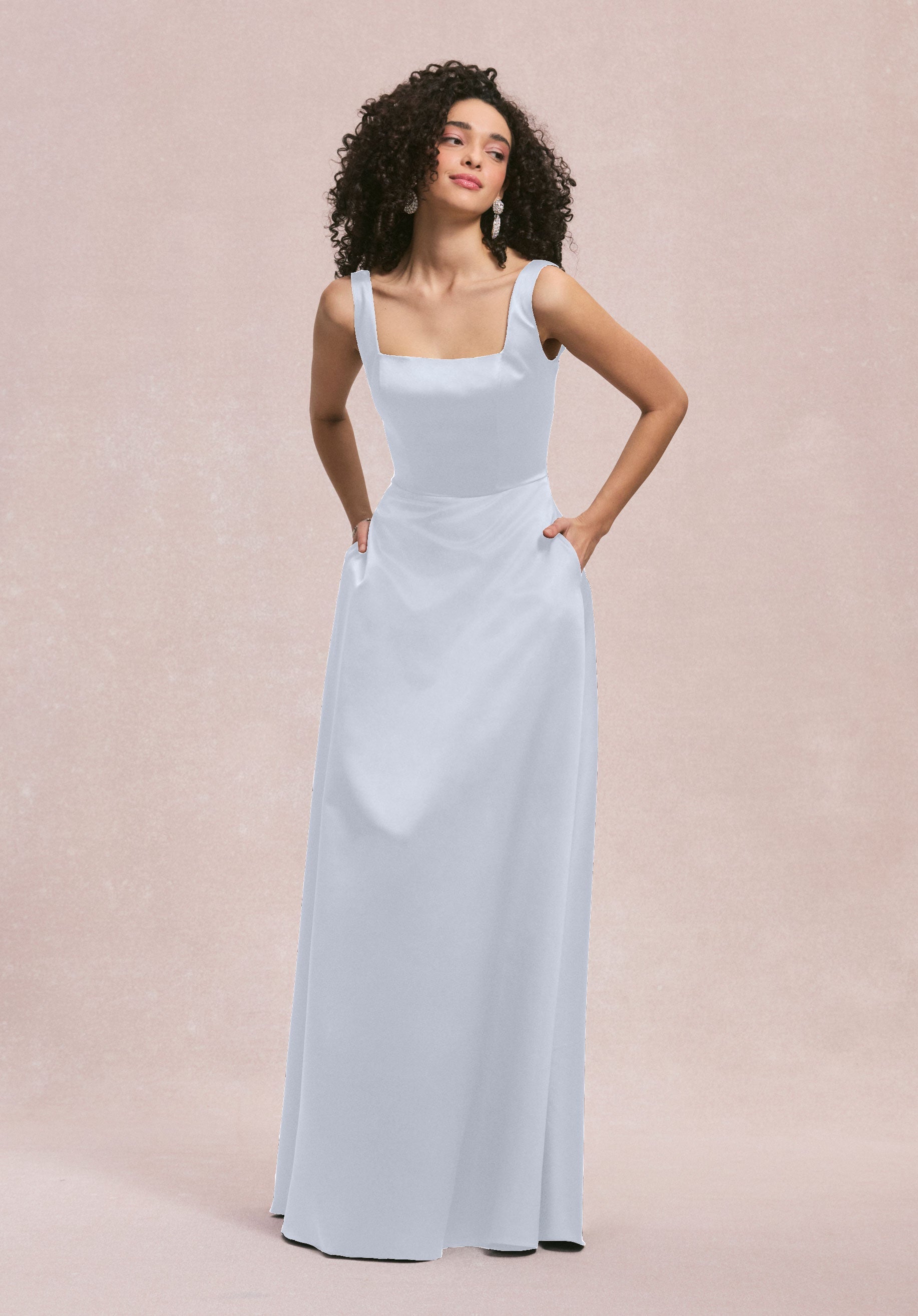 Formal Dresses Formal Evening Long A Line Dress MGNY Madeline Gardner New York 31258 Fog