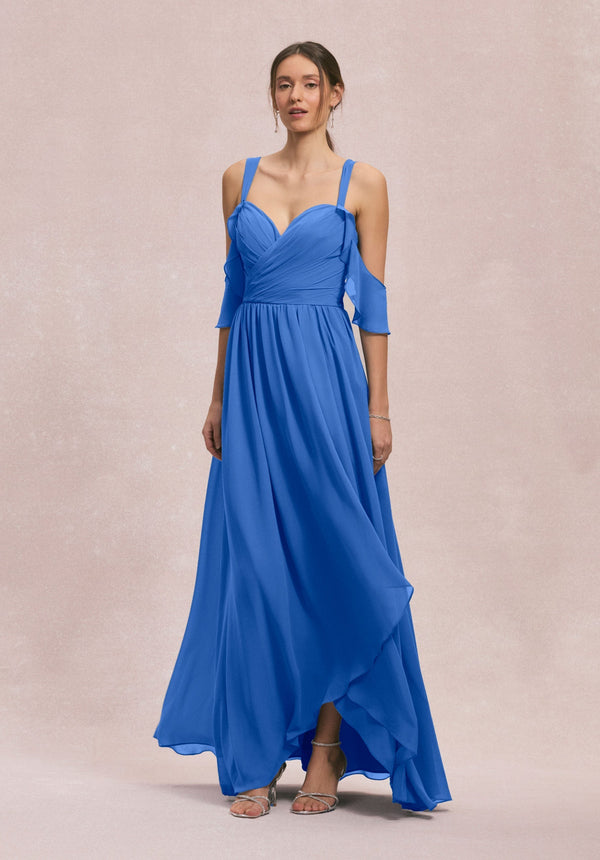 MGNY Madeline Gardner New York 31260 Long Formal Pleated Evening Gown