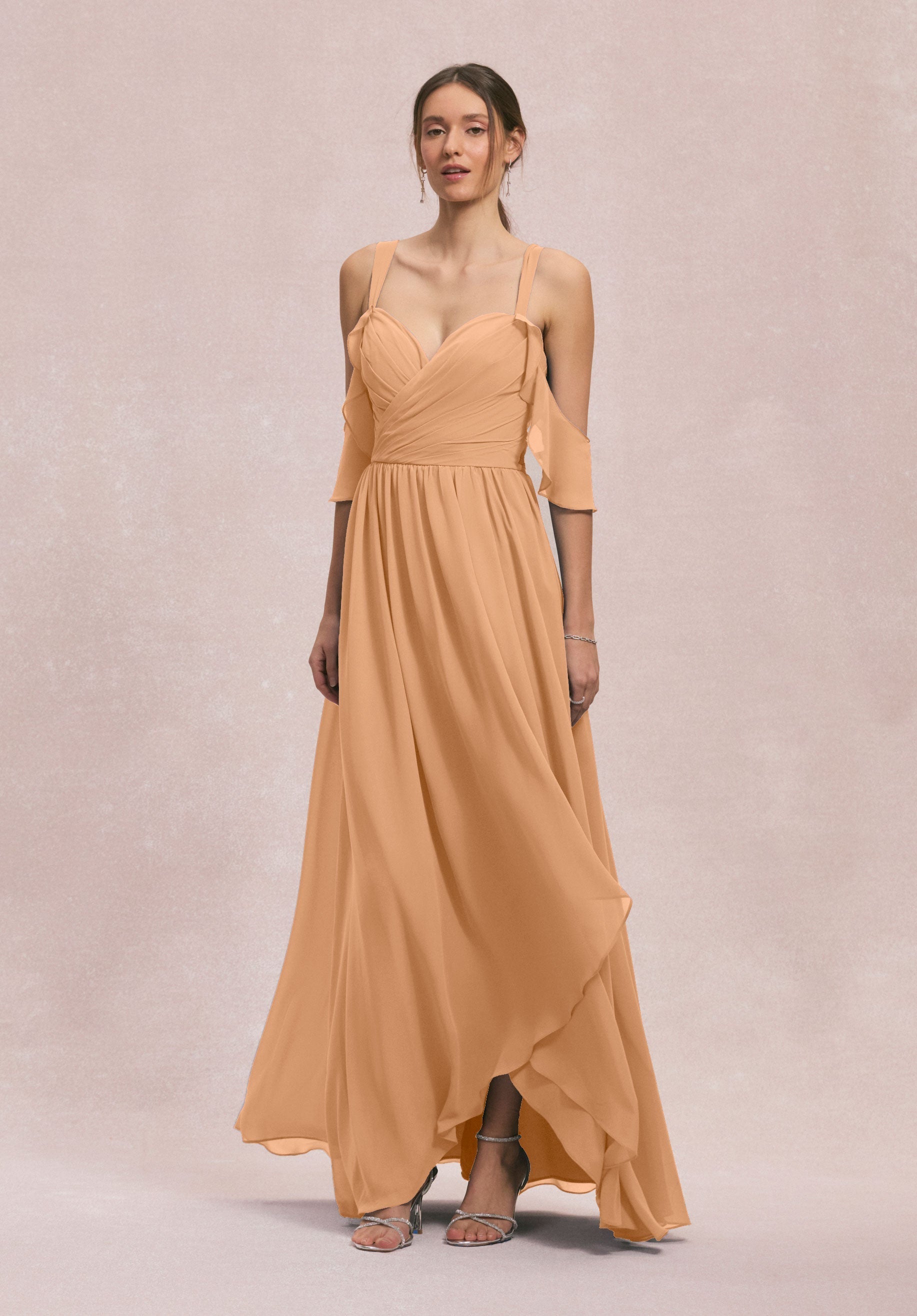 Prom Dresses Formal Long A Line Evening Prom Dress Sorbet