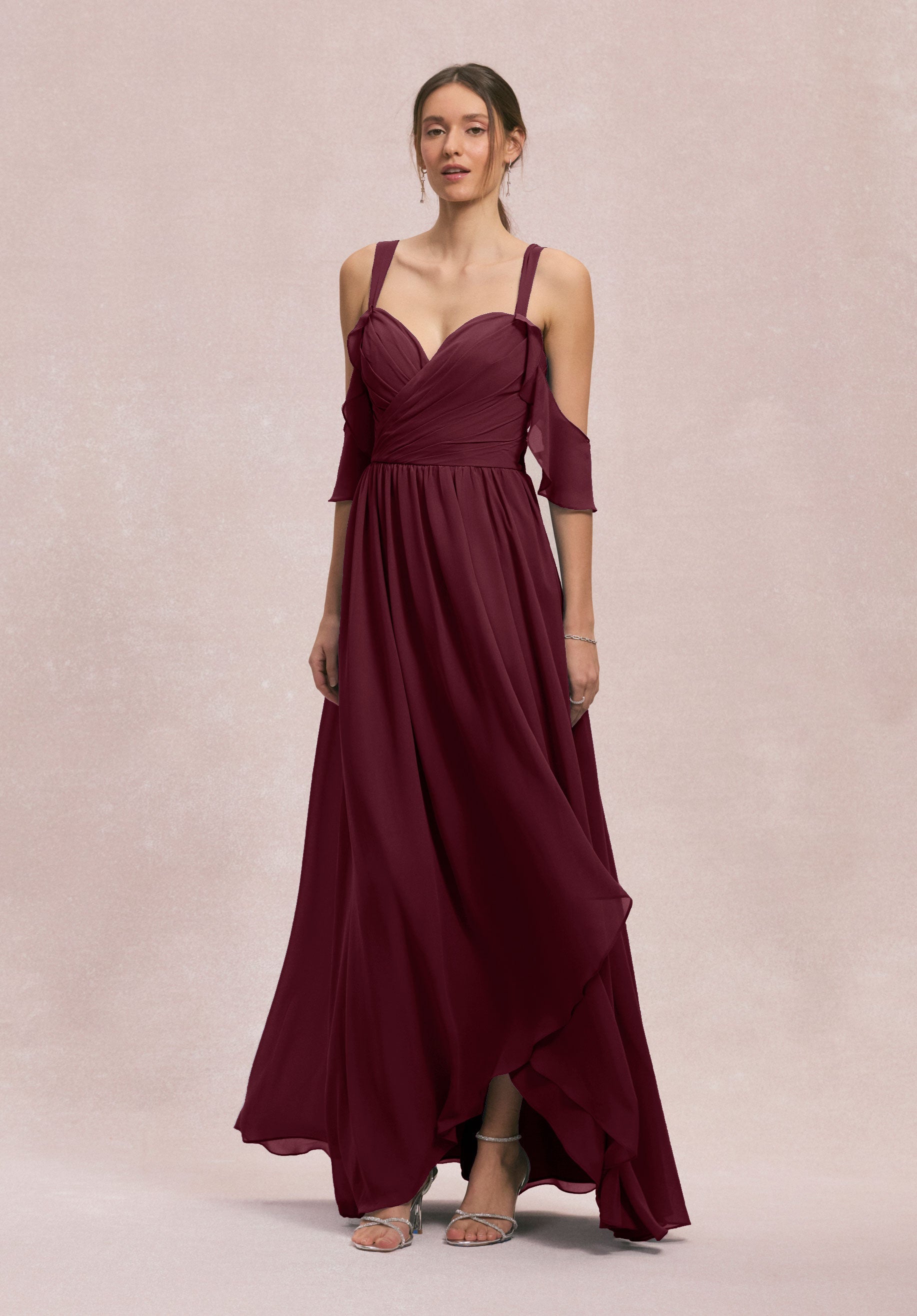 Prom Dresses Formal Long A Line Prom Dress Bordeaux