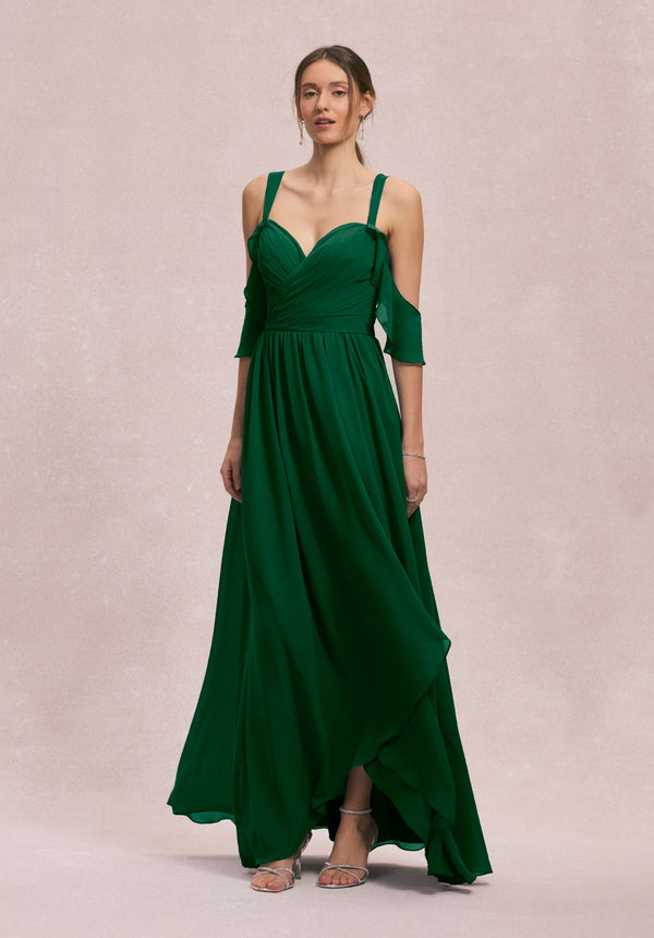 MGNY Madeline Gardner New York 31260 Formal A Line Pleated Long Gown