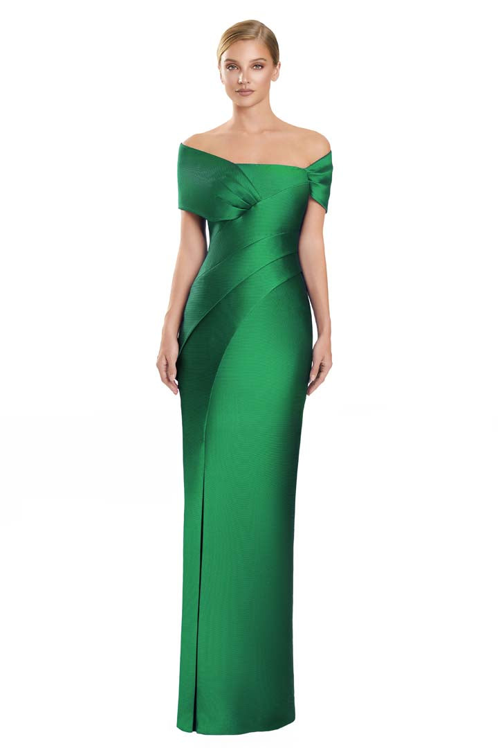 Formal Dresses Pleated Long Formal Evening Dress Emerald