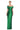 Formal Dresses Pleated Long Formal Evening Dress Emerald