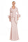 Formal Dresses Long Formal Evening Jacket Dress Pale Dogwood