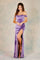 Prom Dresses Long Fitted Formal Corset Velvet Prom Dress Dusty Purple