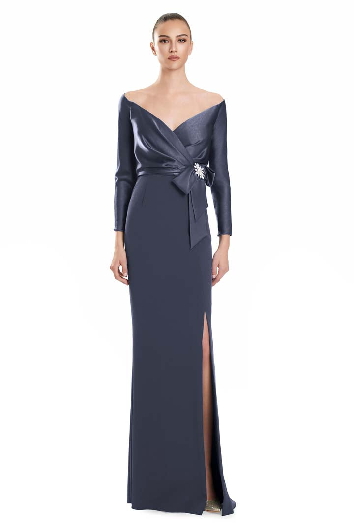 Alexander by Daymor 3133F25 Long Evening Fitted Formal Dress