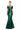 Formal Dresses Fitted Long Formal Evening Pleated Dress Forest