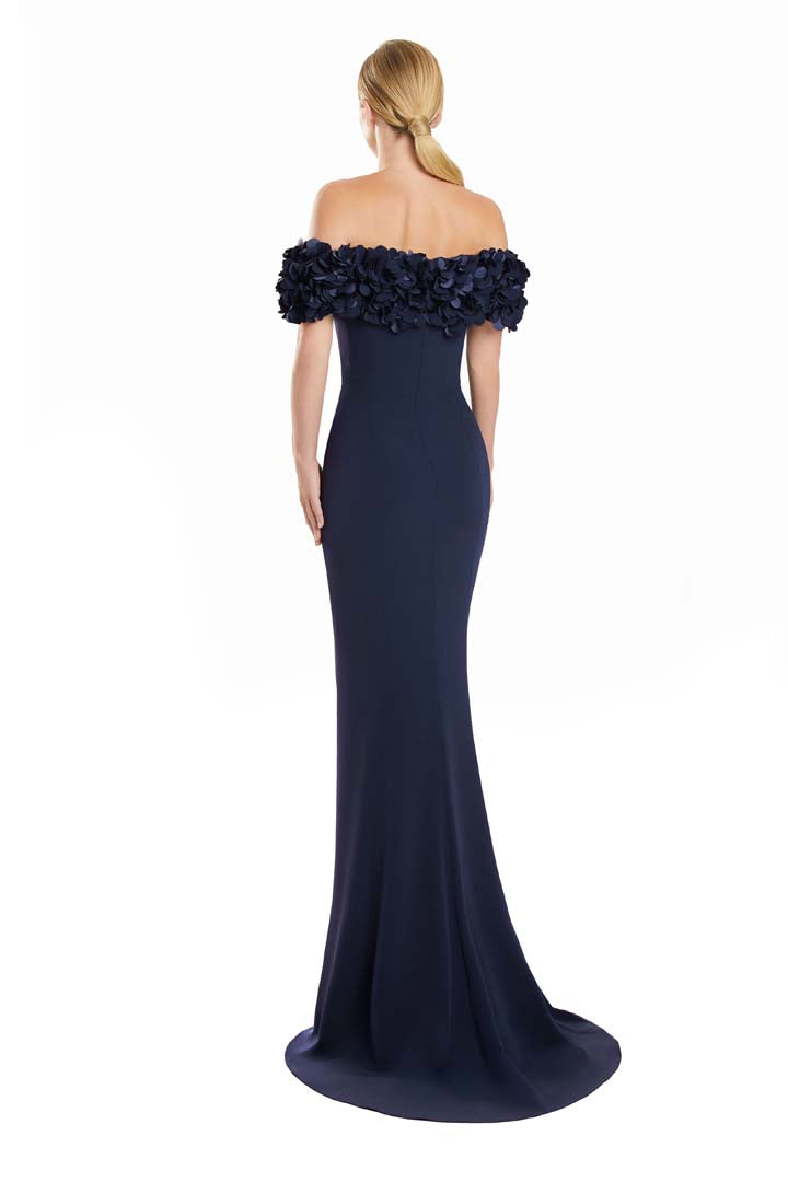 Alexander by Daymor 3136F25 Floral Formal Long Slit Evening Dress