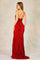 Prom Dresses Long Evening Formal Sequin Fitted Slit Prom Dress Red