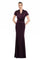 Mother of the Bride Dresses Formal Long Evening Mermaid Dress Aubergine