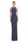 Formal Dresses Fitted Formal Long Beaded Evening Dress Graphite